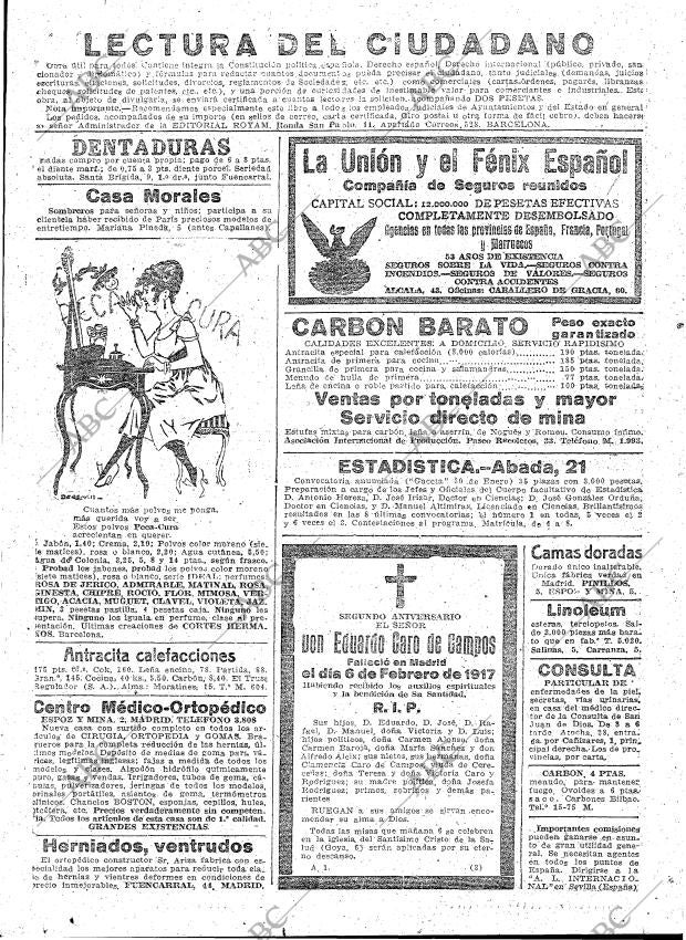 ABC MADRID 05-02-1919 página 33