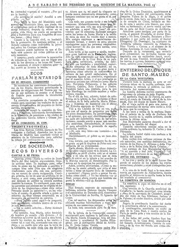 ABC MADRID 08-02-1919 página 15