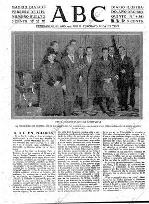 ABC MADRID 14-02-1919 página 3