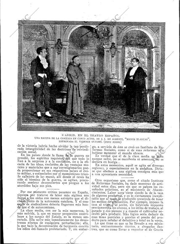 BLANCO Y NEGRO MADRID 16-02-1919 página 16