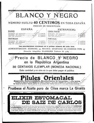 BLANCO Y NEGRO MADRID 16-02-1919 página 2