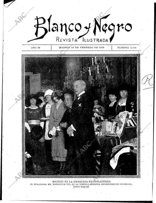 BLANCO Y NEGRO MADRID 16-02-1919 página 5