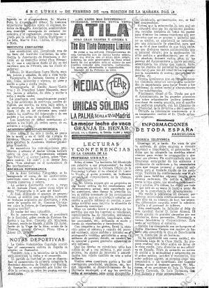 ABC MADRID 17-02-1919 página 18