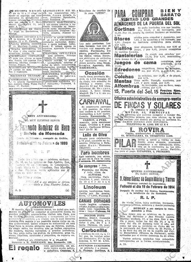 ABC MADRID 17-02-1919 página 25