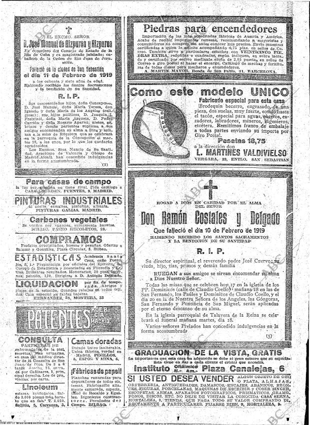 ABC MADRID 17-02-1919 página 26