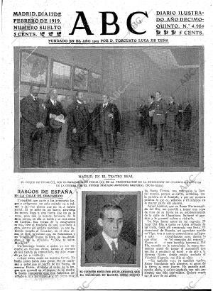 ABC MADRID 17-02-1919 página 3