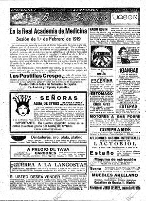ABC MADRID 18-02-1919 página 2