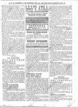 ABC MADRID 21-02-1919 página 16