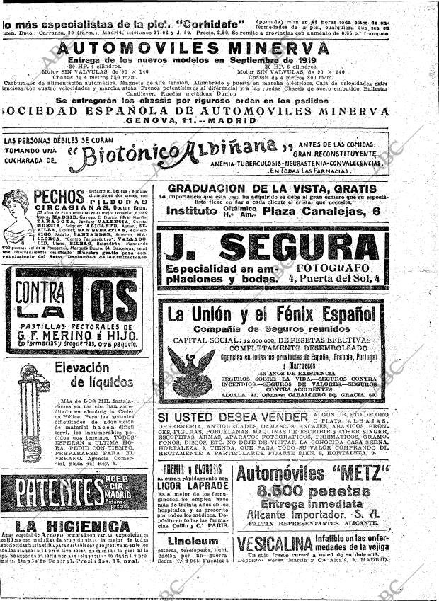 ABC MADRID 21-02-1919 página 2