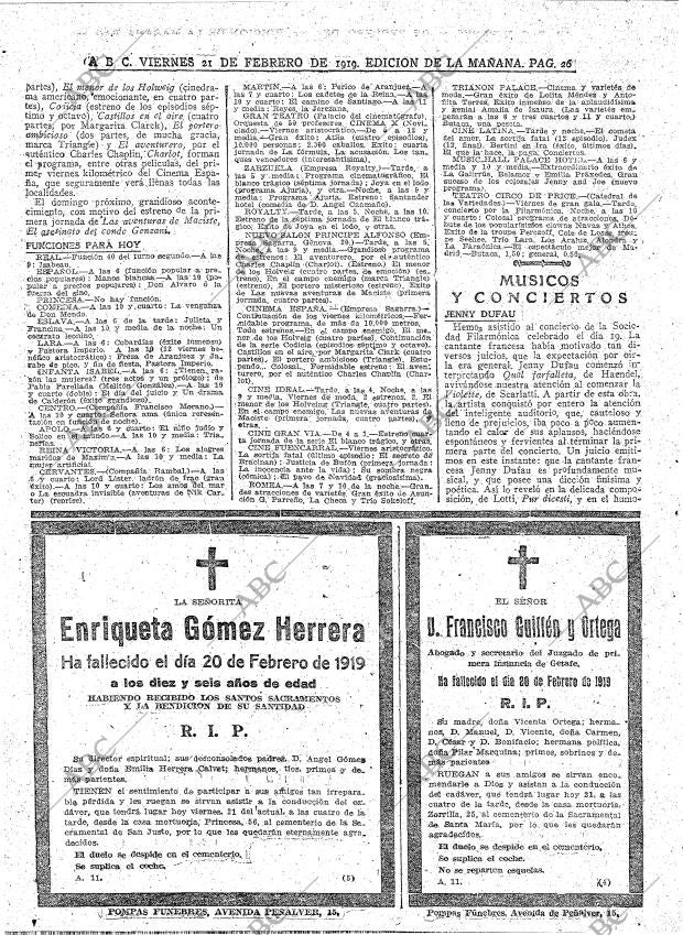 ABC MADRID 21-02-1919 página 26