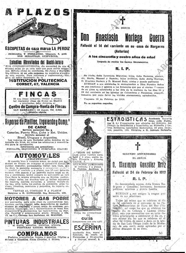 ABC MADRID 21-02-1919 página 31