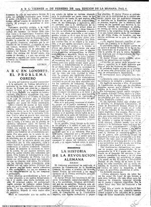 ABC MADRID 21-02-1919 página 6