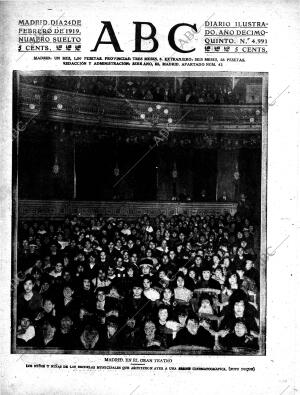 ABC MADRID 24-02-1919 página 1