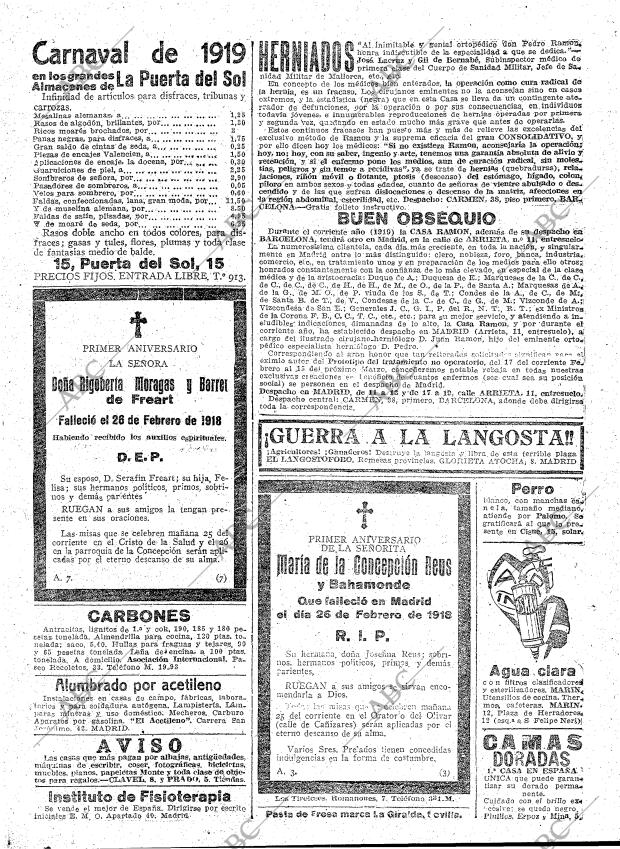 ABC MADRID 24-02-1919 página 21
