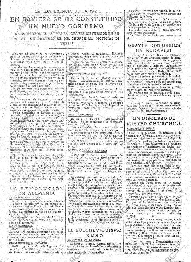 ABC MADRID 24-02-1919 página 9