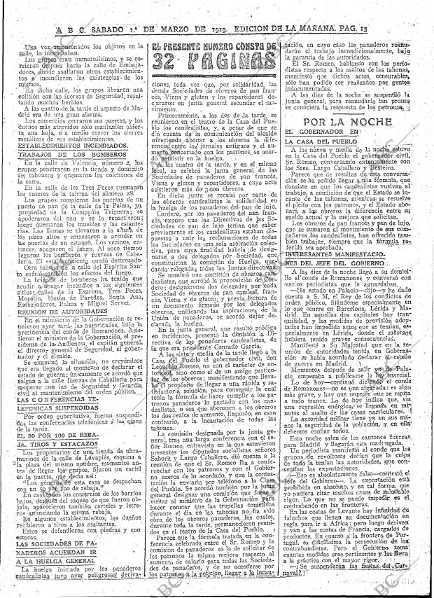 ABC MADRID 01-03-1919 página 13