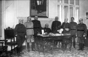 El general Aguilera (X) Participando A los Generales de la primera región el...