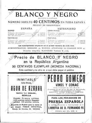 BLANCO Y NEGRO MADRID 02-03-1919 página 2