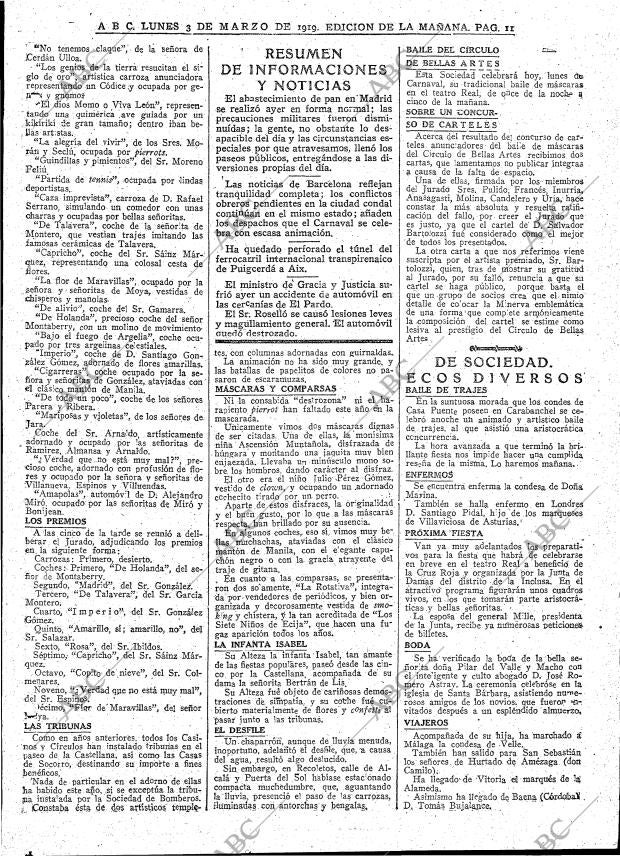 ABC MADRID 03-03-1919 página 11
