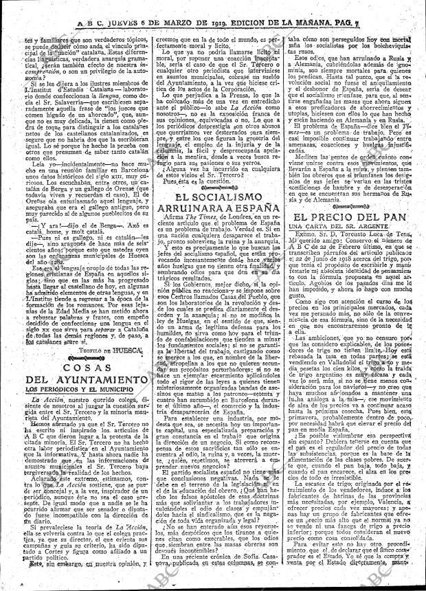 ABC MADRID 06-03-1919 página 7