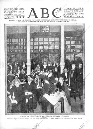 ABC MADRID 10-03-1919 página 1