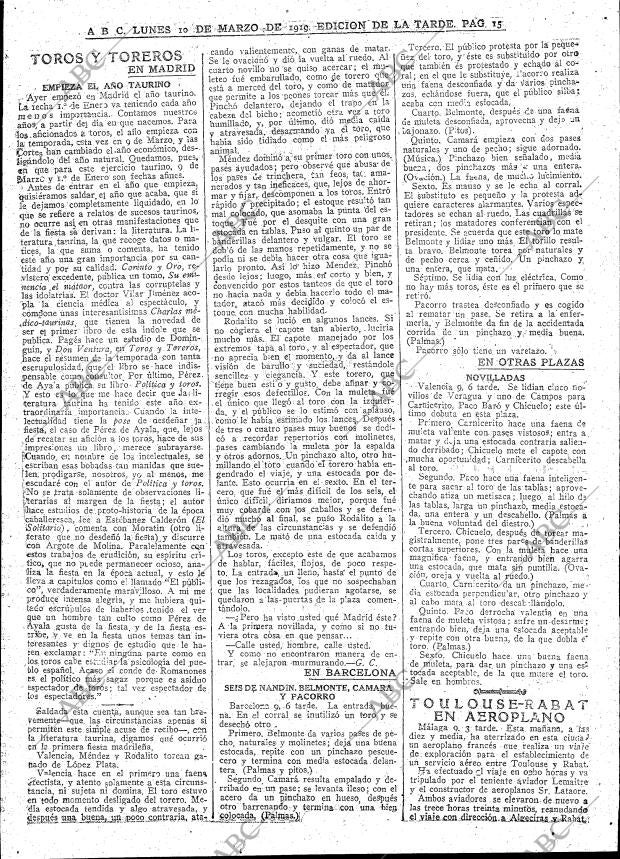 ABC MADRID 10-03-1919 página 15