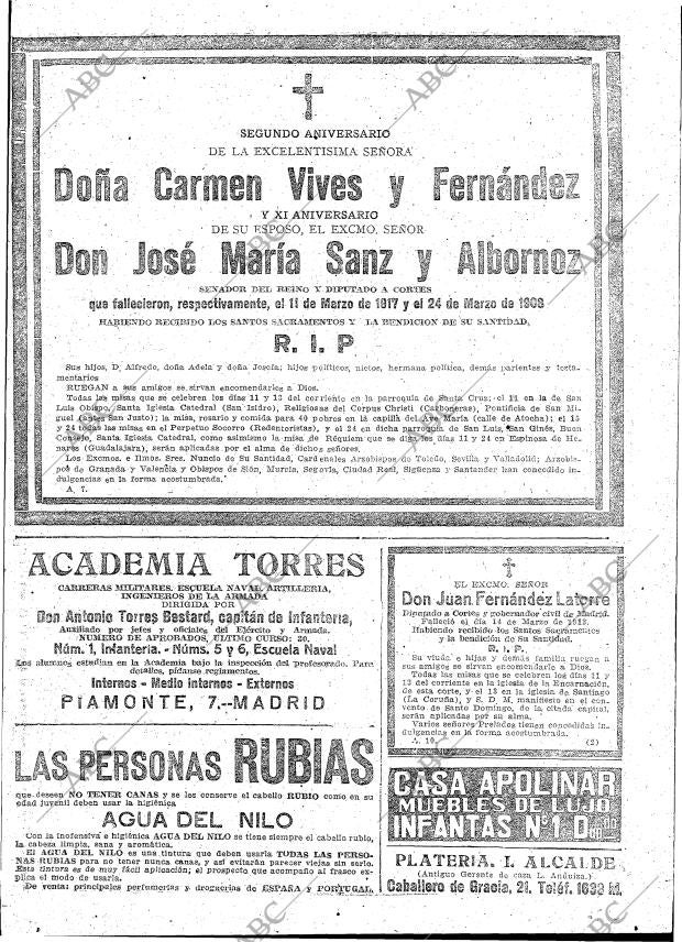 ABC MADRID 10-03-1919 página 21