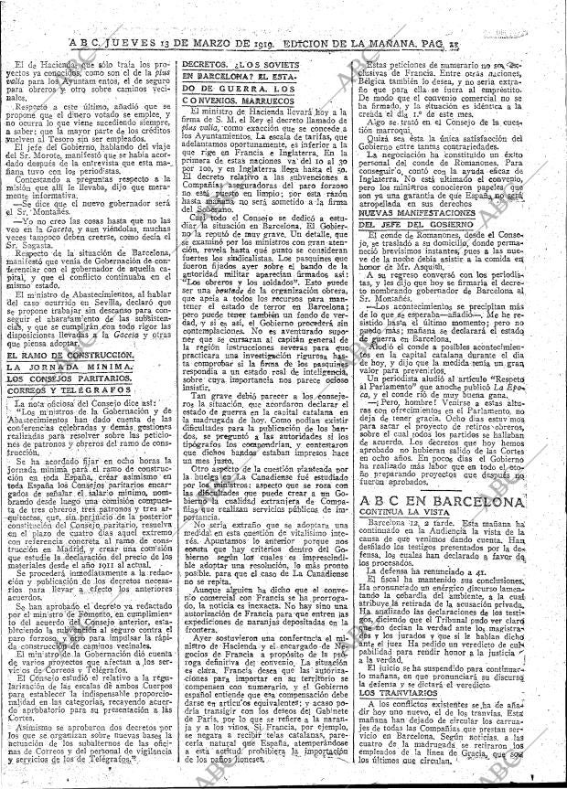 ABC MADRID 13-03-1919 página 11