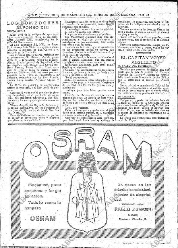 ABC MADRID 13-03-1919 página 16