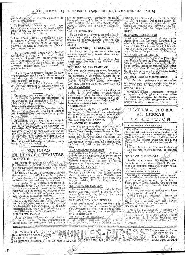 ABC MADRID 13-03-1919 página 29