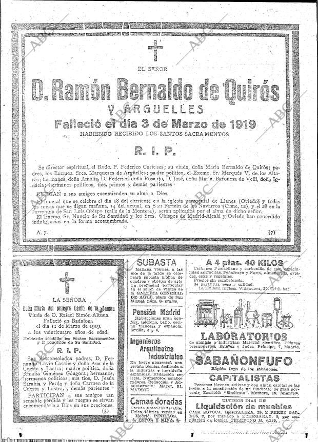 ABC MADRID 13-03-1919 página 32