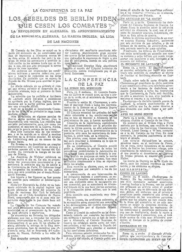 ABC MADRID 14-03-1919 página 15