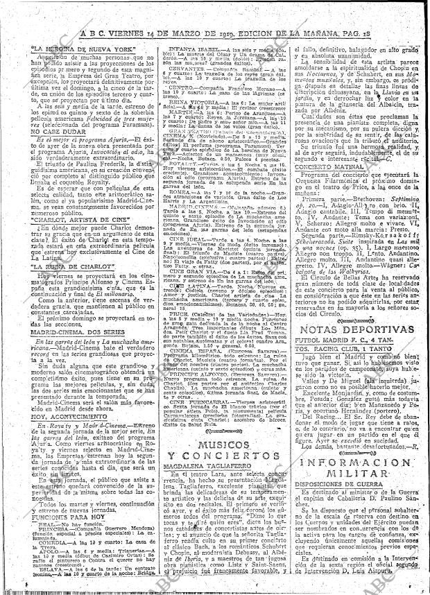 ABC MADRID 14-03-1919 página 18