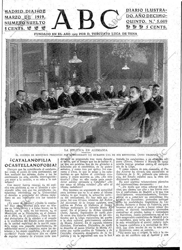 ABC MADRID 14-03-1919 página 3