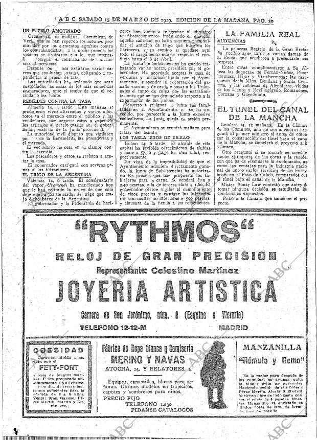 ABC MADRID 15-03-1919 página 10