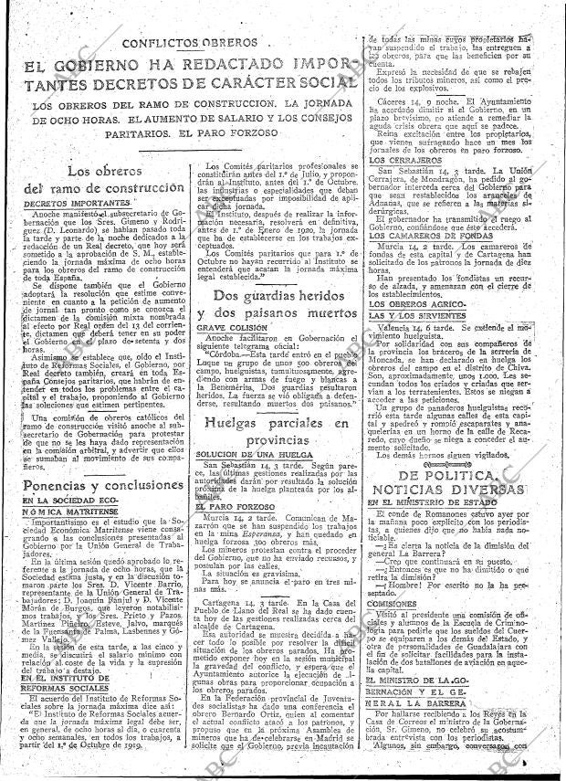 ABC MADRID 15-03-1919 página 11