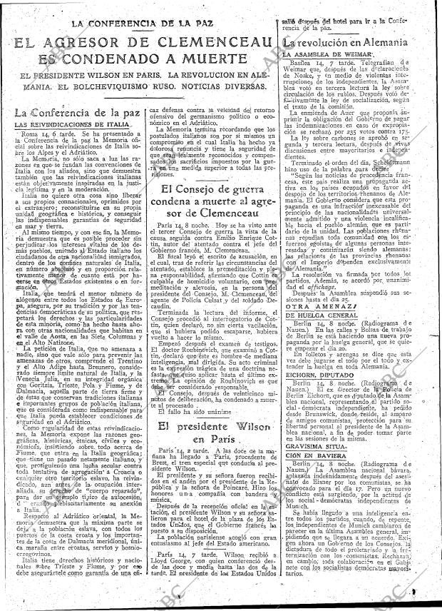 ABC MADRID 15-03-1919 página 13
