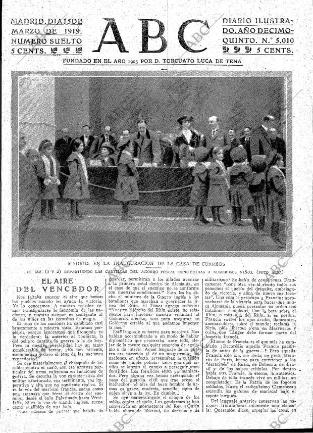 ABC MADRID 15-03-1919 página 3