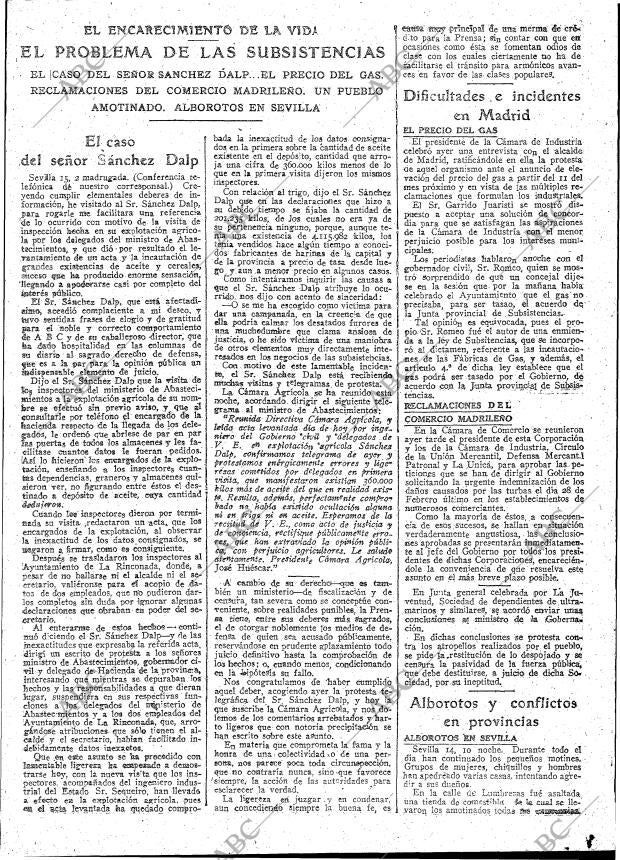 ABC MADRID 15-03-1919 página 9