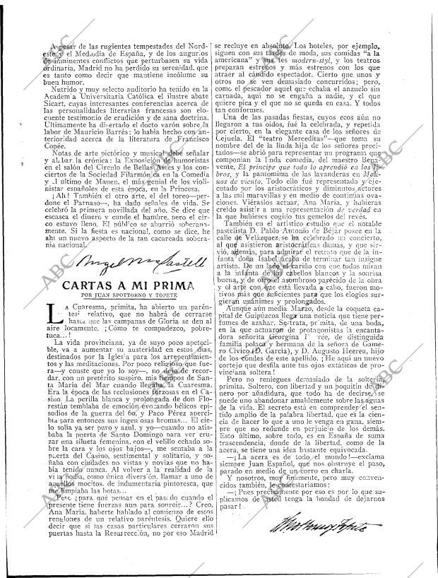 BLANCO Y NEGRO MADRID 16-03-1919 página 14