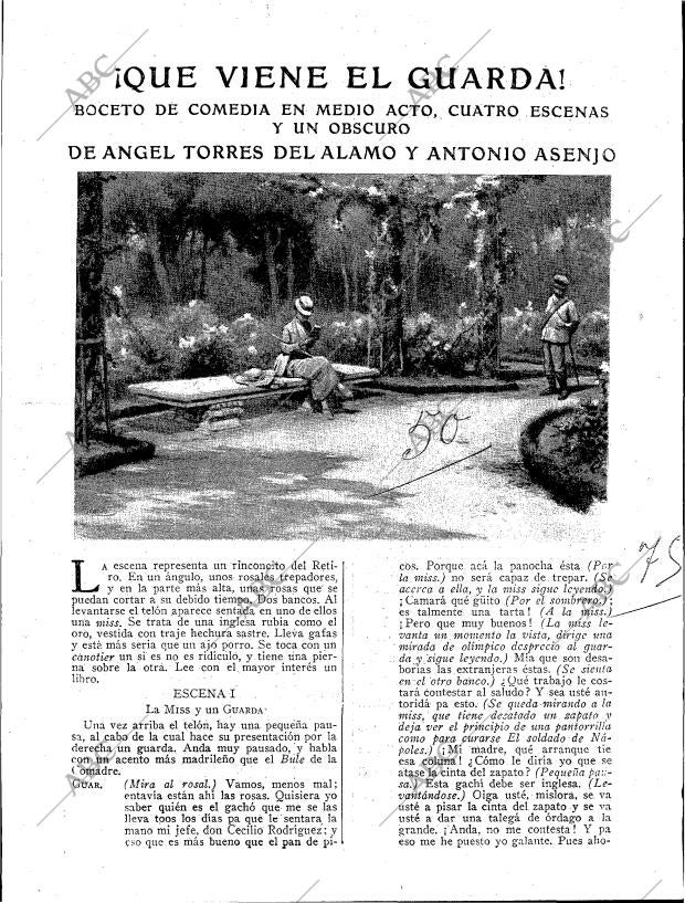 BLANCO Y NEGRO MADRID 16-03-1919 página 19