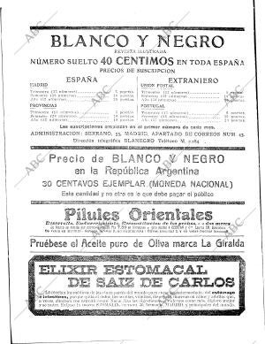 BLANCO Y NEGRO MADRID 16-03-1919 página 2