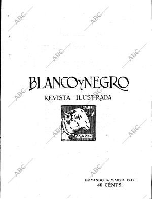 BLANCO Y NEGRO MADRID 16-03-1919 página 3