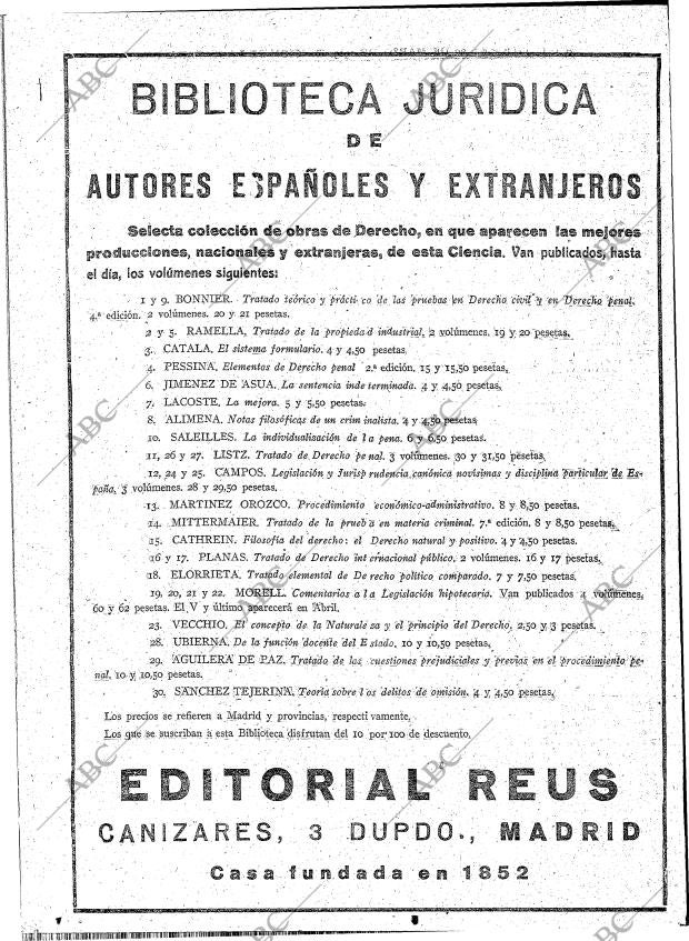 ABC MADRID 20-03-1919 página 10