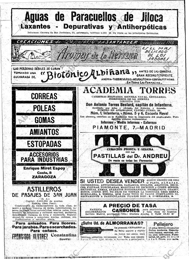 ABC MADRID 20-03-1919 página 2