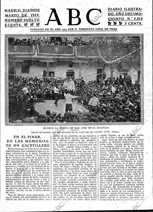 ABC MADRID 20-03-1919 página 3
