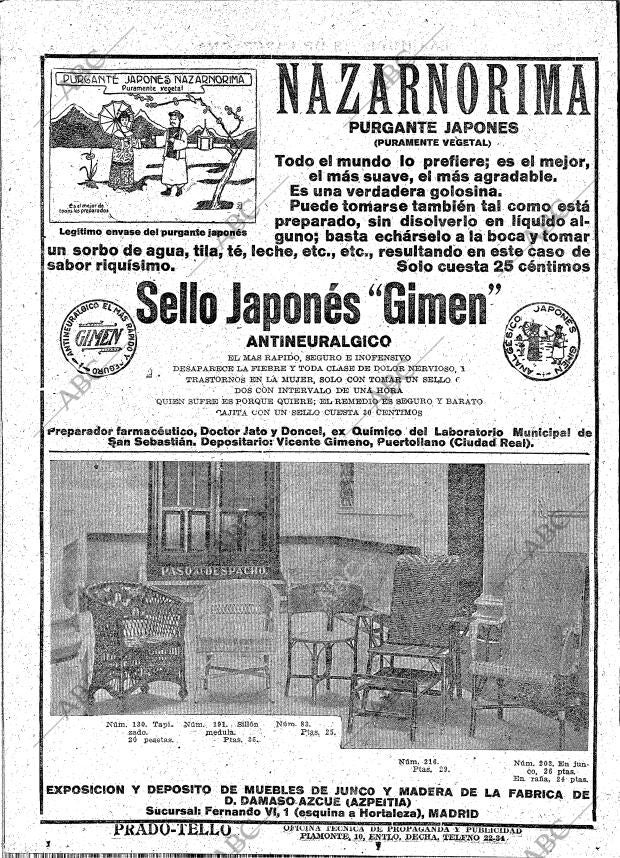 ABC MADRID 20-03-1919 página 8