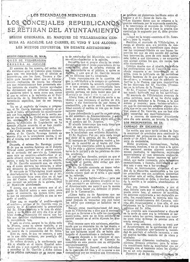 ABC MADRID 22-03-1919 página 11