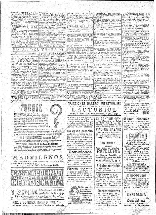 ABC MADRID 22-03-1919 página 28