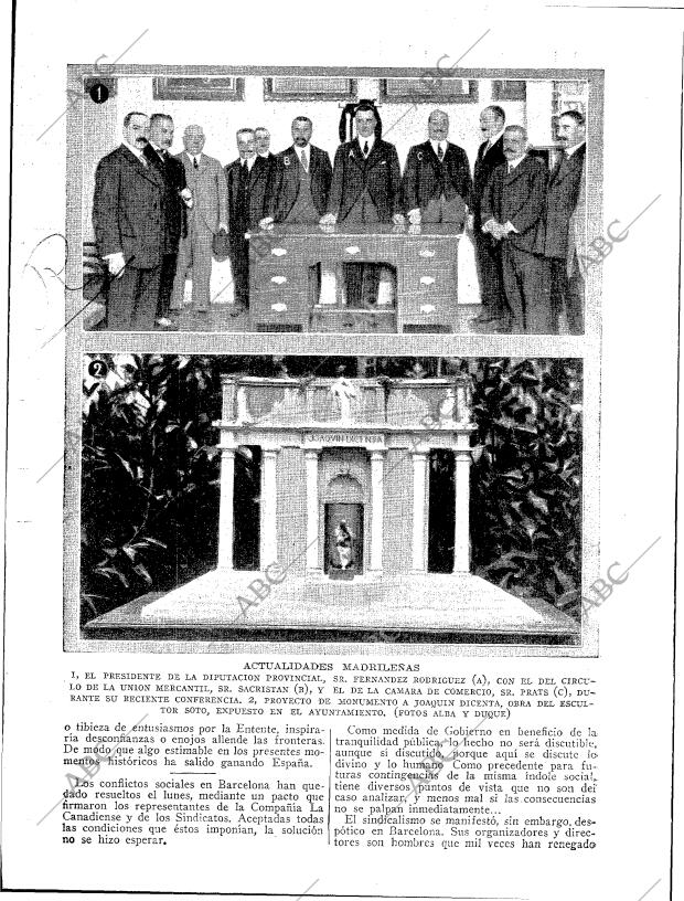 BLANCO Y NEGRO MADRID 23-03-1919 página 14